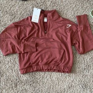 Gymshark Pippa Pullover Small Cherry Brown